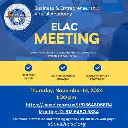 ELAC Meeting